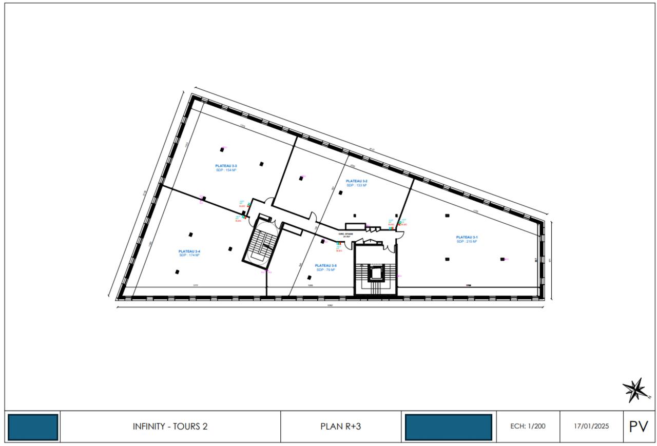 Bureau Tours 2944m² Vente bureau Tours Indre-et-Loire OVBUR2531321 3
